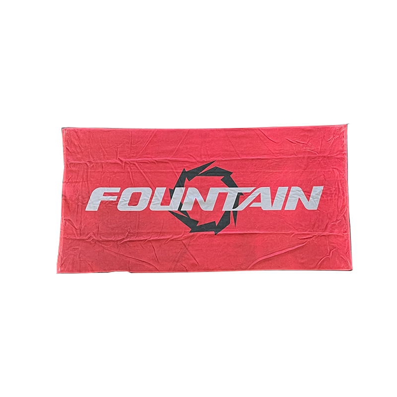 Fountain Powerboats Waves Towel Red