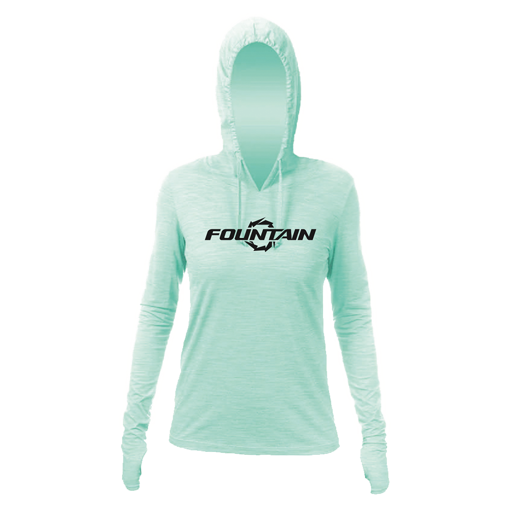 Fountain Powerboats Womens Breeze Dri Fit Sun Hoodie