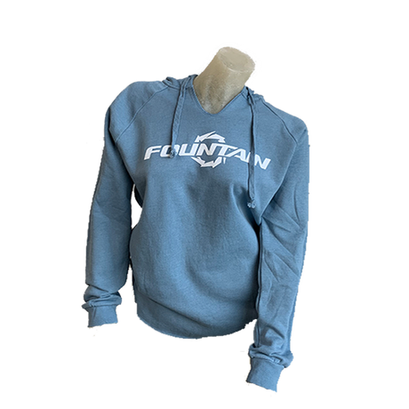 Sudadera 50/50 Algodón Sudadera Con Capucha Negra Fountain Boats - Algodón/Poliéster, Todos Los Tamaños Sudadera Con Capucha Hombre