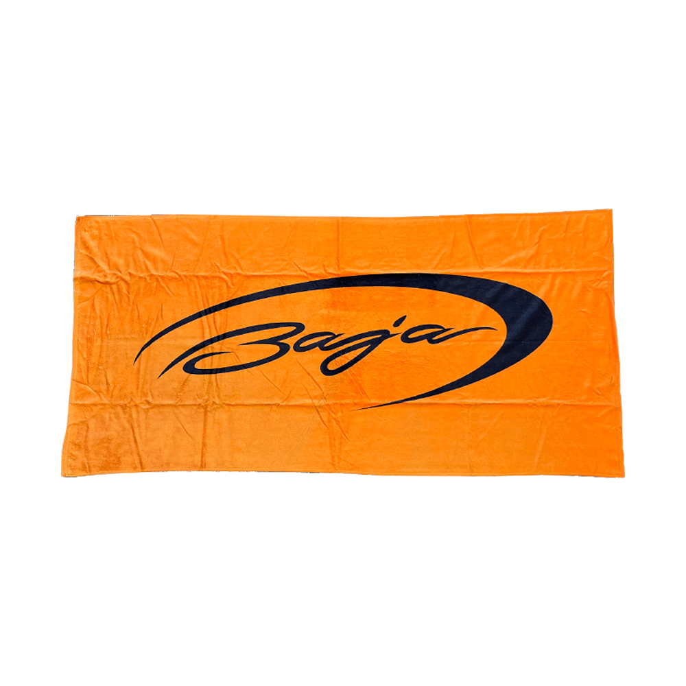 Baja Orange Waves Towel