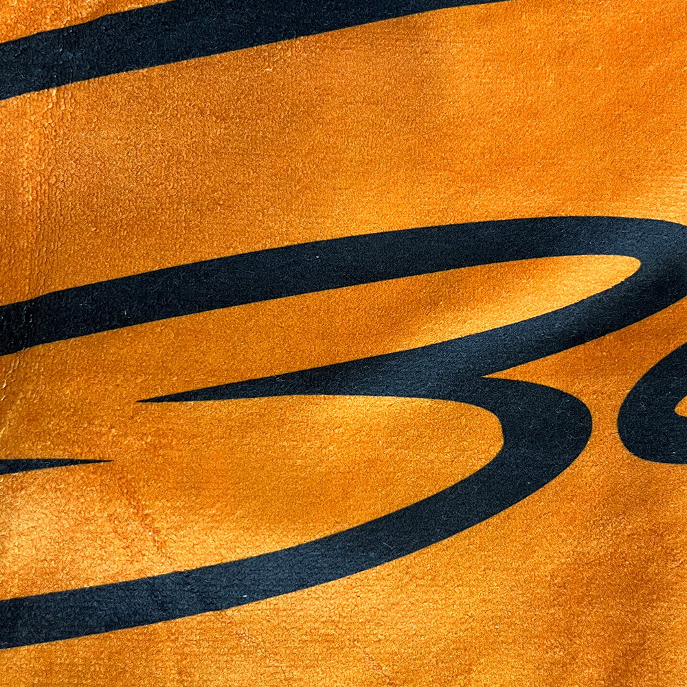 Baja Orange Waves Towel