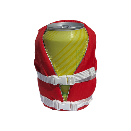 Fountain Powerboats Life Jacket Koozie