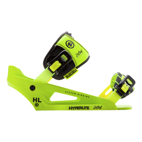 2017 Hyperlite System Lowback Bindings Yellow