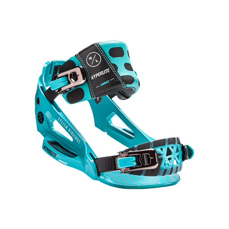 2018 Hyperlite System Lowback Bindings - Teal