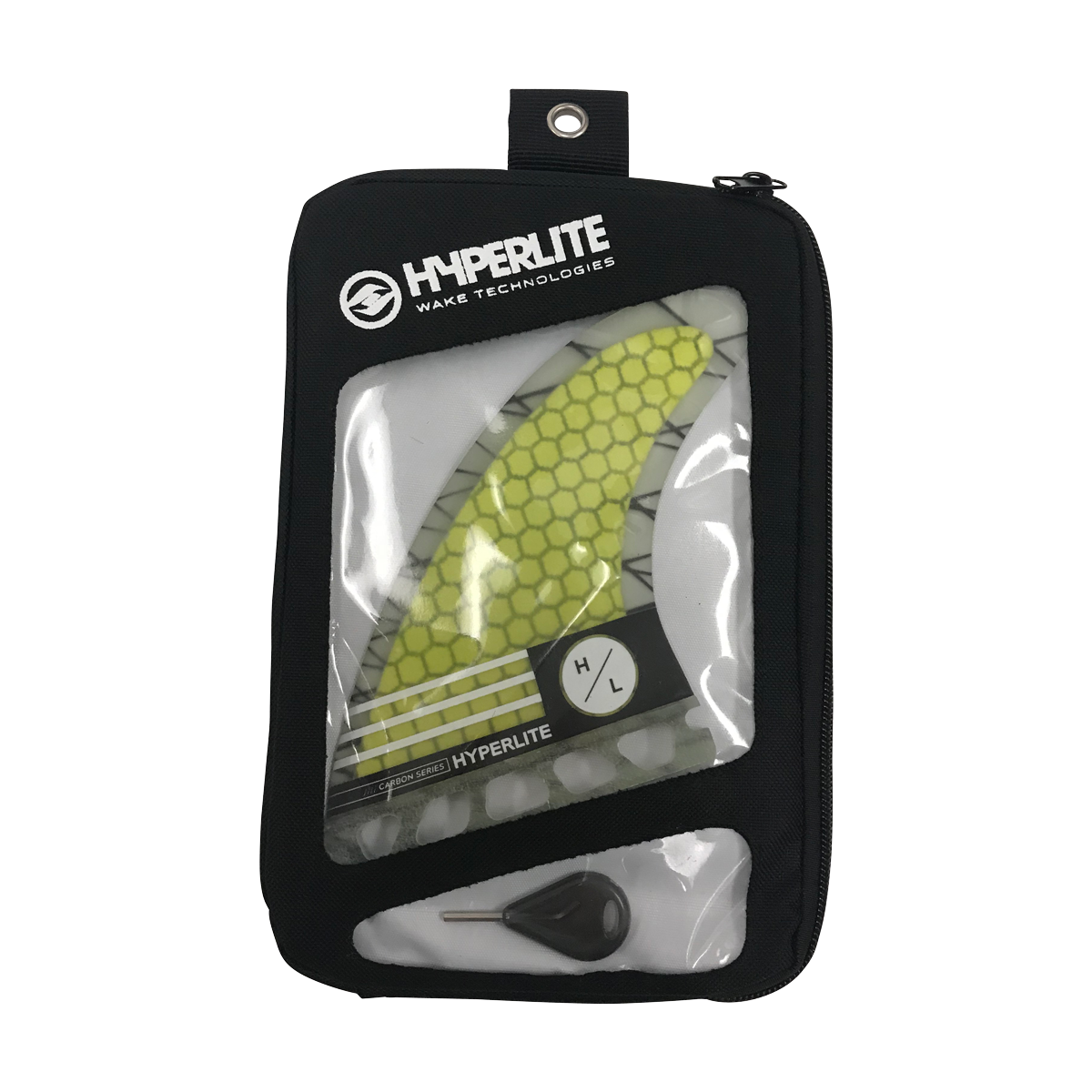 Hyperlite 4.5 Carbon Surf Fin Set w/ key