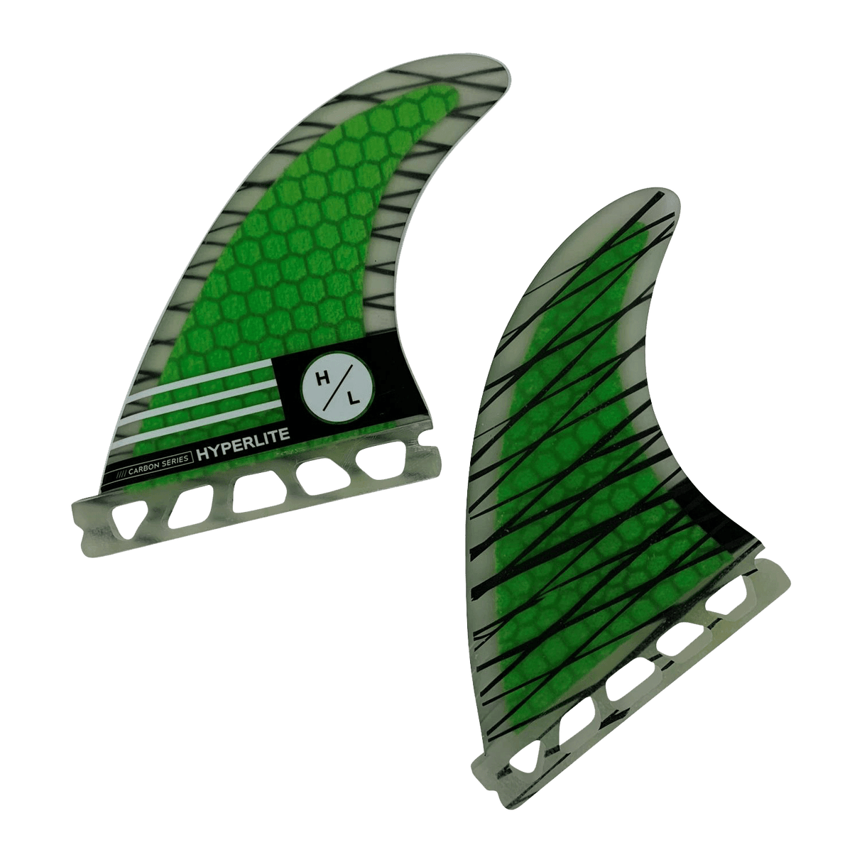 Hyperlite - 2021 - 4.5" RIOT Carbon Surf Fin Kit - Pair